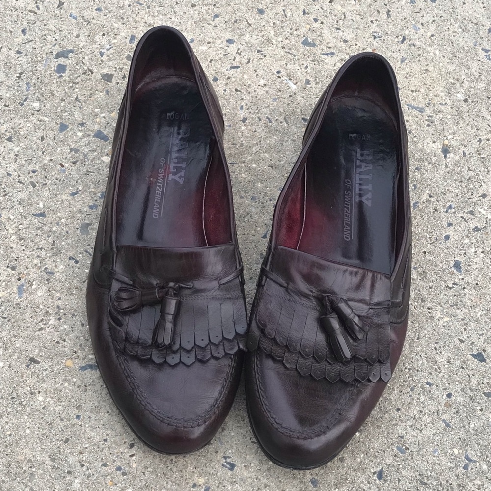 Bally of Switzerland kiltie tassel loafer